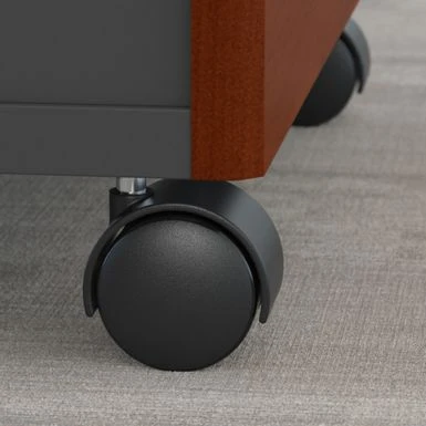 Series C 72W U Shaped Desk With Drawers By Bush Business Furniture - Natural Cherry/Graphite Gray 5 Series C 72W U Shaped Desk With Drawers By Bush Business Furniture - Natural Cherry/Graphite Gray - Image 5