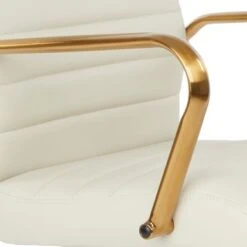 Ave Six Baldwin Mid-Back Faux Leather Chair With Gold Finish Arms And Base - Navy 35 Ave Six Baldwin Mid-Back Faux Leather Chair With Gold Finish Arms And Base - Navy -Felloweis Store 32bb1a18 cd6e 4e8c 89a4 9b297c3a5fc6