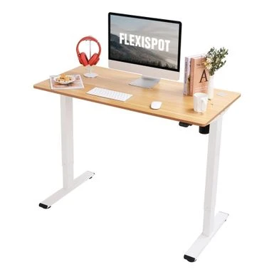 FlexiSpot 48"x24" Whole Piece Desktop Home Office Standing Desk Height Adjustabel Desk Computer Desk - Maple 1 FlexiSpot 48"x24" Whole Piece Desktop Home Office Standing Desk Height Adjustabel Desk Computer Desk - Maple