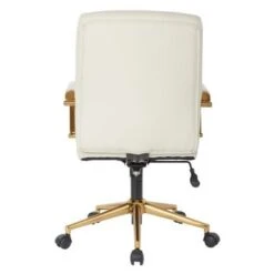 Ave Six Baldwin Mid-Back Faux Leather Chair With Gold Finish Arms And Base - Navy 34 Ave Six Baldwin Mid-Back Faux Leather Chair With Gold Finish Arms And Base - Navy -Felloweis Store 33693c2c eeb7 471a 800b 9956bb9e4299