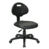 Office Star Products Work Smart Black Task Chair - Urethane Back And Seat Chair With Nylon Base