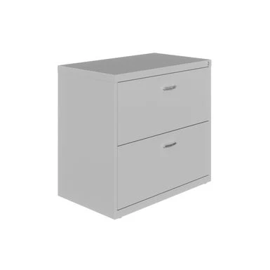 Space Solutions 2 Drawer 30in Arc Pull Lateral Cabinet Arctic Silver - Grey 1 Space Solutions 2 Drawer 30in Arc Pull Lateral Cabinet Arctic Silver - Grey