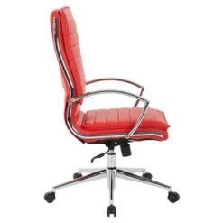 High Back Professional Managers Faux Leather Chair With Chrome Base And Removable Sleeves - Grey/Silver 36 High Back Professional Managers Faux Leather Chair With Chrome Base And Removable Sleeves - Grey/Silver -Felloweis Store 350d8153 3dda 4dd0 b2b7 14ac1c1da644