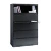 Hirsh 8000 Series Charcoal Metal 5-drawer Lateral File Cabinet - Grey - 5 Drawers