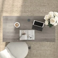 Homestead 48W Writing Desk By Bush Furniture - Driftwood Gray -Felloweis Store 35947036 4327 4e7b ae78 ee08d5cb1a27