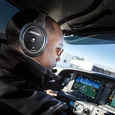 Bose A20 Aviation Headset With Bluetooth Dual Plug Cable, Black 6 Bose A20 Aviation Headset With Bluetooth Dual Plug Cable, Black - Image 6