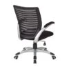 Mesh Seat And Screen Back Office Chair - Black
