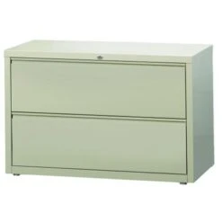 Hirsh 8000 Series Beige Metal 42-inch-wide 2-Drawer Lateral File Cabinet - Beige - 2 Drawers