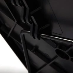 Portable Computer Table Office Desk Height & Angle Adjusting Furniture, Set Of 2 - Black -Felloweis Store 3c9a66ca 291a 4778 946f 817558663a45