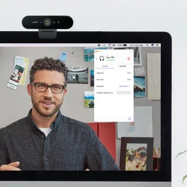 Logitech - Zone 900 Wireless Bluetooth Noise Canceling On-Ear Headset - Graphite 4 Logitech - Zone 900 Wireless Bluetooth Noise Canceling On-Ear Headset - Graphite - Image 4