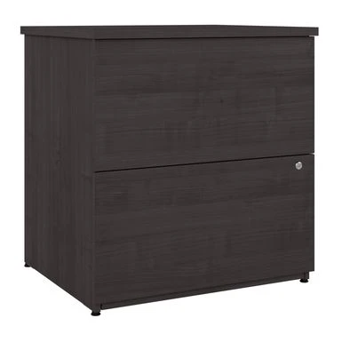 Logan 28W 2 Drawer Lateral File Cabinet By Bestar - Medium Gray Maple 15 Logan 28W 2 Drawer Lateral File Cabinet By Bestar - Medium Gray Maple - Image 15