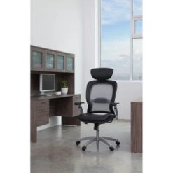 Space 36 Series Ergonomic Padded Leather Seat - Space 36 Series Light Air Grid Manager's Chair -Felloweis Store 3fcd008f 5c74 4fb7 bc52 12680a306ea4