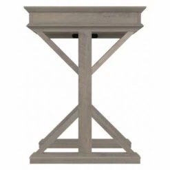 Homestead 48W Writing Desk By Bush Furniture - Driftwood Gray -Felloweis Store 40bc966d f7cd 4b2b a16a 50764524e105