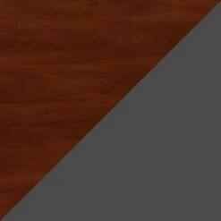 Series C 72W Bow Front Desk With Drawers By Bush Business Furniture - Mahogany -Felloweis Store 4209b758 69c4 4669 bfc3 b7dd7eb36095