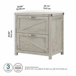 Cottage Grove 2 Drawer Lateral File Cabinet By Bush Furniture - Reclaimed Pine -Felloweis Store 43576501 b913 46d4 bf7d 484ff4152507