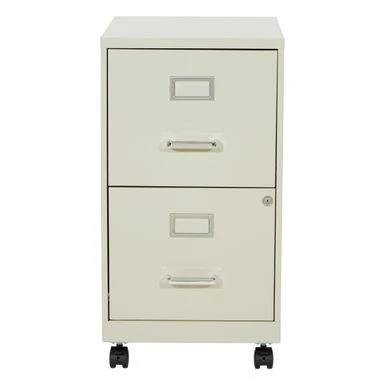 Metal File Cabinet - Tan W/Casters 18 Metal File Cabinet - Tan W/Casters - Image 18