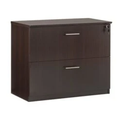 Medina Locking Lateral File With 2 Drawers, Letter And/or Legal - Mocha -Felloweis Store 45162d03 0cc0 404b b630 7d4242577bd1