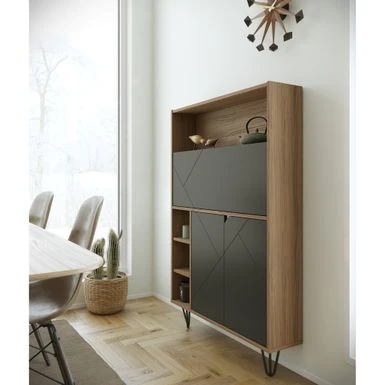 Nexera Slim Secretary Desk - Matte - Multi 19 Nexera Slim Secretary Desk - Matte - Multi - Image 19