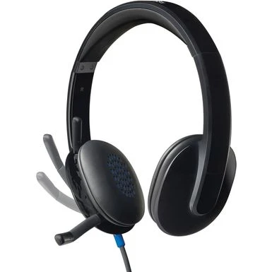Logitech - H540 Wired On-Ear Headset - Black 2 Logitech - H540 Wired On-Ear Headset - Black - Image 2