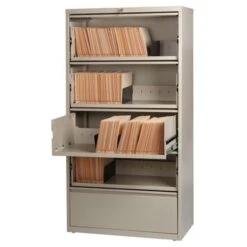 Hirsh Commercial 36" Wide 5-drawer Lateral With Roll-out Shelves - Black 6 Hirsh Commercial 36" Wide 5-drawer Lateral With Roll-out Shelves - Black -Felloweis Store 488f187a aebc 40f3 89e6 a34b2359faa9