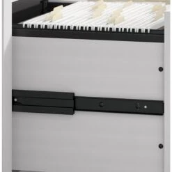 Key West 60W L Shaped Desk With Mobile File Cabinet By Bush Furniture - Washed Gray -Felloweis Store 48ae5786 30e8 4943 8c2f 3a49b6be9763