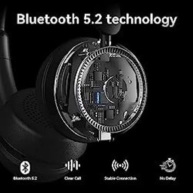 LEVN Wireless Headset, Bluetooth Headset With Noise Canceling Microphone & Charging Base, 65 Hrs Working Time 2.4G Wireless Headset With Microphone For PC/Computer/Laptop/Remote Work/Call Center/Zoom 7 LEVN Wireless Headset, Bluetooth Headset With Noise Canceling Microphone & Charging Base, 65 Hrs Working Time 2.4G Wireless Headset With Microphone For PC/Computer/Laptop/Remote Work/Call Center/Zoom - Image 7