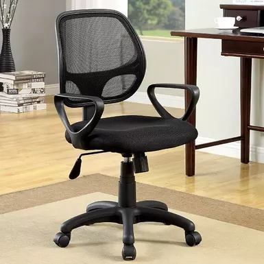 Transitional Black Office Chair 1 Transitional Black Office Chair