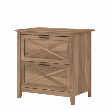 Key West 2 Drawer Lateral File Cabinet By Bush Furniture - Dark Gray Hickory 13 Key West 2 Drawer Lateral File Cabinet By Bush Furniture - Dark Gray Hickory - Image 13