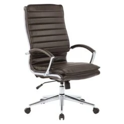 High Back Professional Managers Faux Leather Chair With Chrome Base And Removable Sleeves - Grey/Silver 29 High Back Professional Managers Faux Leather Chair With Chrome Base And Removable Sleeves - Grey/Silver -Felloweis Store 4c4da55d d836 4062 bc16 fc0b0f55fe75