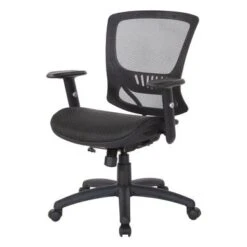 Managers Chair With Mesh Screen Seat And Back And Nylon Base - Chrome Base -Felloweis Store 4d3b74b1 6eb4 46d0 ae0e 2476dada9c80