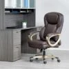 Bonded Leather Executive Office Chair - Espresso