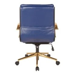 Ave Six Mid-Back Faux Leather Office Chair With Gold Finish Base - Saddle 26 Ave Six Mid-Back Faux Leather Office Chair With Gold Finish Base - Saddle -Felloweis Store 4e829405 c3eb 48cc b812 24470d343e9c