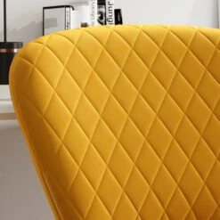 Corvus Velvet Armless Adjustable Swivel Home Office Chair - Grey -Felloweis Store 4ea59493 f2cc 420d 9607 ff53f3c0f572