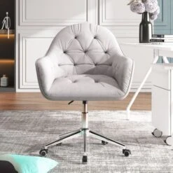 Hernals 32-36 Inch Velvet Contemporary Tufted Adjustable Home Office Chair By Corvus - Blue 35 Hernals 32-36 Inch Velvet Contemporary Tufted Adjustable Home Office Chair By Corvus - Blue -Felloweis Store 4eccdd50 3ad2 4593 9d12 d9f1d3f3cf11