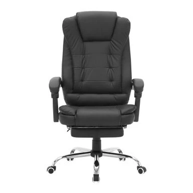 Porthos Home Jett Executive Office Chair, Reclining Backrest, Retractable Footrest - Brown 4 Porthos Home Jett Executive Office Chair, Reclining Backrest, Retractable Footrest - Brown - Image 4