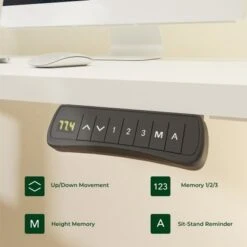 FlexiSpot 63"/ 71" Dual Motor L-Shaped Home Office Height Adjustable Standing Desk - 63" X 40" - Black -Felloweis Store 50dce11c 3ab5 4c59 8146 2555c9f3cc85