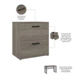 City Park 2 Drawer Lateral File Cabinet By Kathy Ireland Home - Dark Gray Hickory 27 City Park 2 Drawer Lateral File Cabinet By Kathy Ireland Home - Dark Gray Hickory -Felloweis Store 511f4a0c d71c 4488 a132 4f9c3c00e2f7