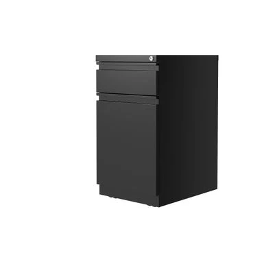 Hirsh 20-inch Deep Mobile Pedestal File 2-Drawer Box-Backpack With Full Width Pull, Black - Black - Letter 3 Hirsh 20-inch Deep Mobile Pedestal File 2-Drawer Box-Backpack With Full Width Pull, Black - Black - Letter - Image 3