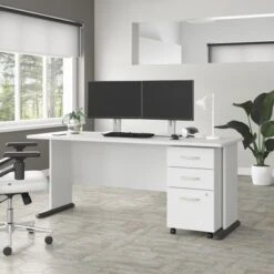 Studio A 72W Computer Desk With Drawers By Bush Business Furniture - Storm Gray 38 Studio A 72W Computer Desk With Drawers By Bush Business Furniture - Storm Gray -Felloweis Store 51556b53 a408 4ce7 bd89 722bdbc9b0ca