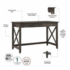 Key West 2 Person Desk Set With Lateral File Cabinet By Bush Furniture - Shiplap Gray -Felloweis Store 51da3da2 d9b2 45e1 a96a 6ca529c56ca7