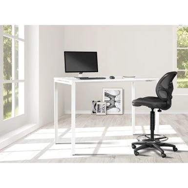 60" Wide Writing Desk In Black Or White - White 20 60" Wide Writing Desk In Black Or White - White - Image 20