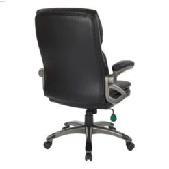 Executive High-Back Bonded Leather Chair With Titanium Accents 6 Executive High-Back Bonded Leather Chair With Titanium Accents -Felloweis Store 53f7fba5 2ac8 4932 a5cc eff983a08475