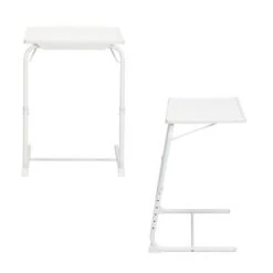 Portable Computer Table Office Desk Height & Angle Adjusting Furniture, Set Of 2 - Black -Felloweis Store 551faae9 4fd8 4952 8dd6 bd3ab7070264