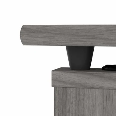 72W 3-position L-shaped Sit To Stand Desk By Bush Furniture - Modern Gray 18 72W 3-position L-shaped Sit To Stand Desk By Bush Furniture - Modern Gray - Image 18