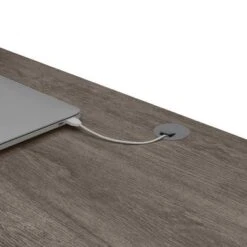 Cottage Grove 60W L Shaped Desk With File Cabinet By Bush Furniture - Cottage White -Felloweis Store 56008110 2e42 4ce3 9d28 e2079372330f