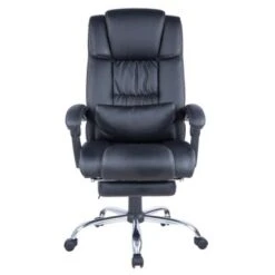 Somette Computer Chair With Extendable Footrest - Black -Felloweis Store 56103652 8ec7 4694 87b6 e28cafab3b8e