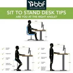 Move 40 Series 72W X 30D Adjustable Desk By Bush Business Furniture - Platinum Gray -Felloweis Store 5648ac45 dd36 446e b931 9f744342b376