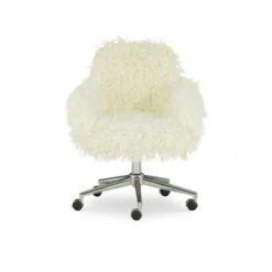 Ferdon Faux Fur Office Chair White 9 Ferdon Faux Fur Office Chair White -Felloweis Store 56c85f4f 7ae5 4e24 97e3 0d98b7e1cdea