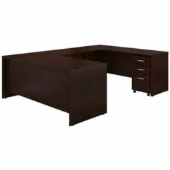 Series C 72W U Shaped Desk With Drawers By Bush Business Furniture - Natural Cherry/Graphite Gray 35 Series C 72W U Shaped Desk With Drawers By Bush Business Furniture - Natural Cherry/Graphite Gray -Felloweis Store 578821e8 0250 4e56 a944 e7018ebb754a