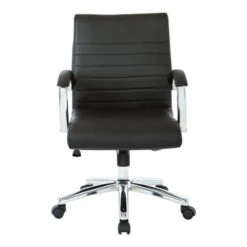 Executive Low Back Faux Leather Chair With Chrome Arms And Base - Single - Black -Felloweis Store 57fb7a42 f545 4f92 aa9d 1f67df0a8b96